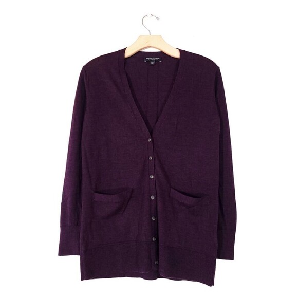 Banana Republic Sweaters - NEW Banana Republic 100% Merino Wool Boyfriend Cardigan Button Down Sweater XXS
